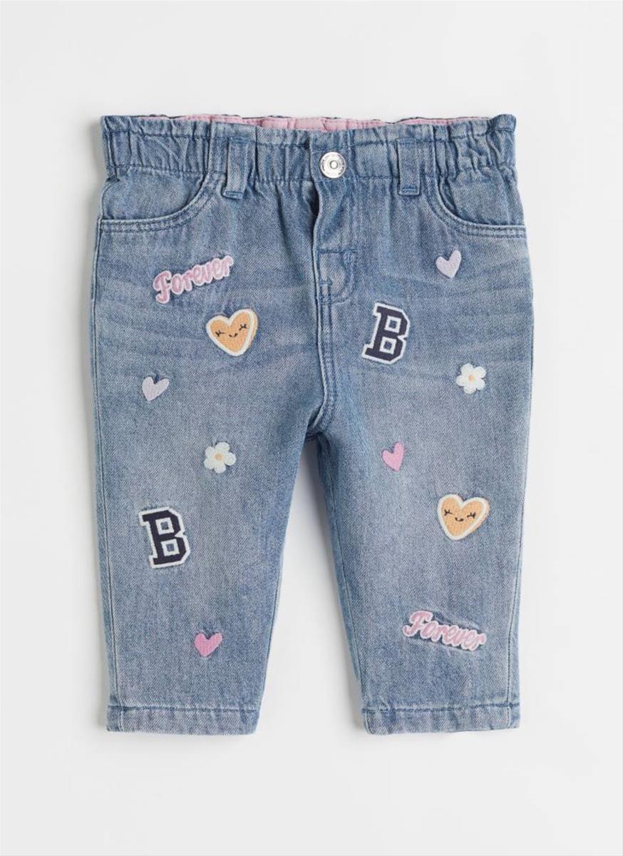 شلوار جین کمرکش گلدوزی برند H&M از سایز 9 ماه تا 24 ماه abc78eb4-3b54-4f2c-b8c5-8d526f08c007.jpeg