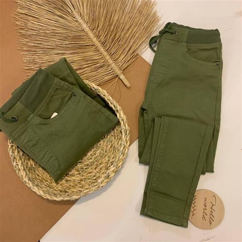 شلوار کتان سبز بنگلادش از 12 تا 14 سال