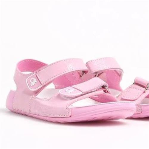 صندل صورتی دخترانه BENETTON از سایز 32 تا 34