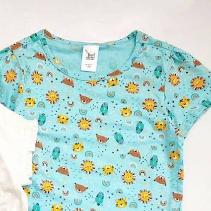 تیشرت دخترونه  شیر برند POCO PIANO از 2 تا 6 سال