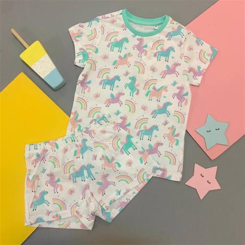 ست نخی تابستانی تکشاخ برند C&A از 3 تا 9 سال