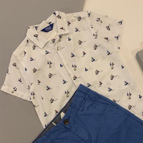 پیراهن پسرانه قایق برند R&B از 2 تا 8 سال