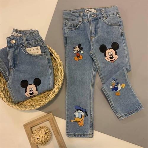 شلوار جین ترک ZARA DISNEY از 3 سال تا 8 سال