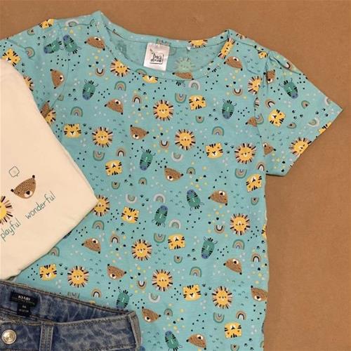 تیشرت دخترونه  شیر برند POCO PIANO از 2 تا 6 سال