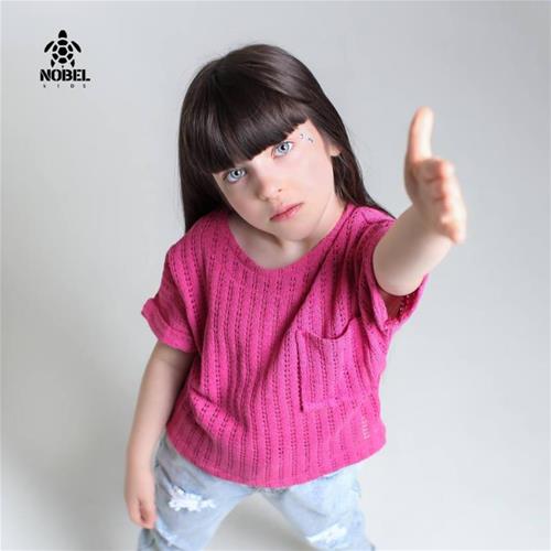 بلوز کراپ تک جیب NOBEL از S تا XXL