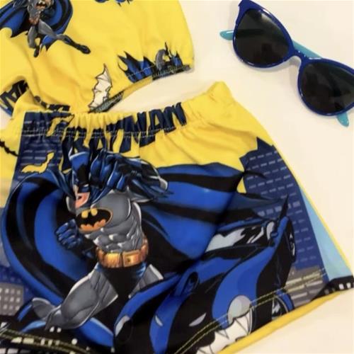 مایو پسرانه بت من ترک زرد با کلاه از 2 تا 6 سال