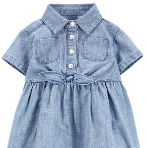 پیراهن طرح جین برند CARTERS از 6ماه تا 24 ماه