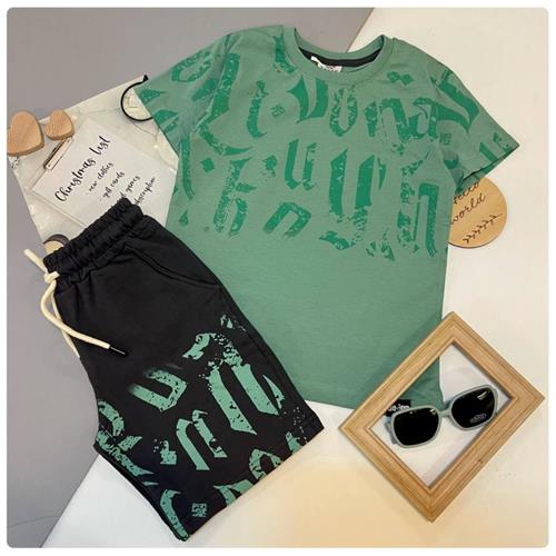 ست ترک سبز   KOCAK KIDS TEXT از 7 تا 12 سال