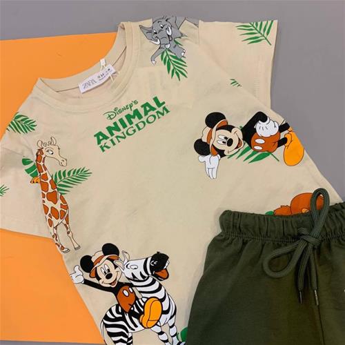 ست میکی کرم ترک جنگل ZARA از 3 تا 8 سال