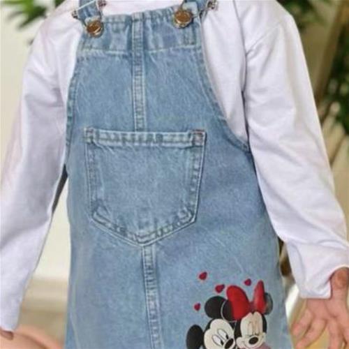 بیلر جین میکی دامنی آبی ZARA از 2 تا 6 سال