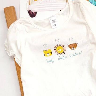 تیشرت دخترانه شیر برند POCO PIANO از 2 تا 6 سال