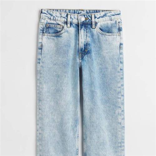 شلوار جین راسته ابی روشن برندH&M از2 تا 10 سال