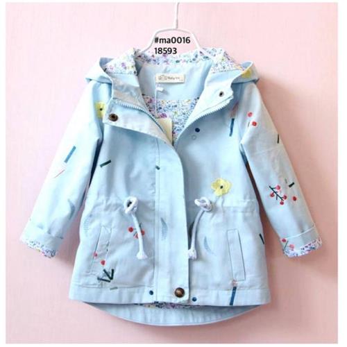 بارانی  کتان گلدوزی وارداتی XER  از 4 تا 8 سال