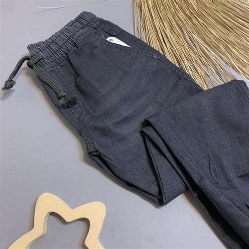 شلوار جین دودی کمر کش برند  B&Y از 9 تا 13 سال