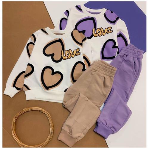 ست ترک طرح قلب KOCAK از 3 تا 5 سال